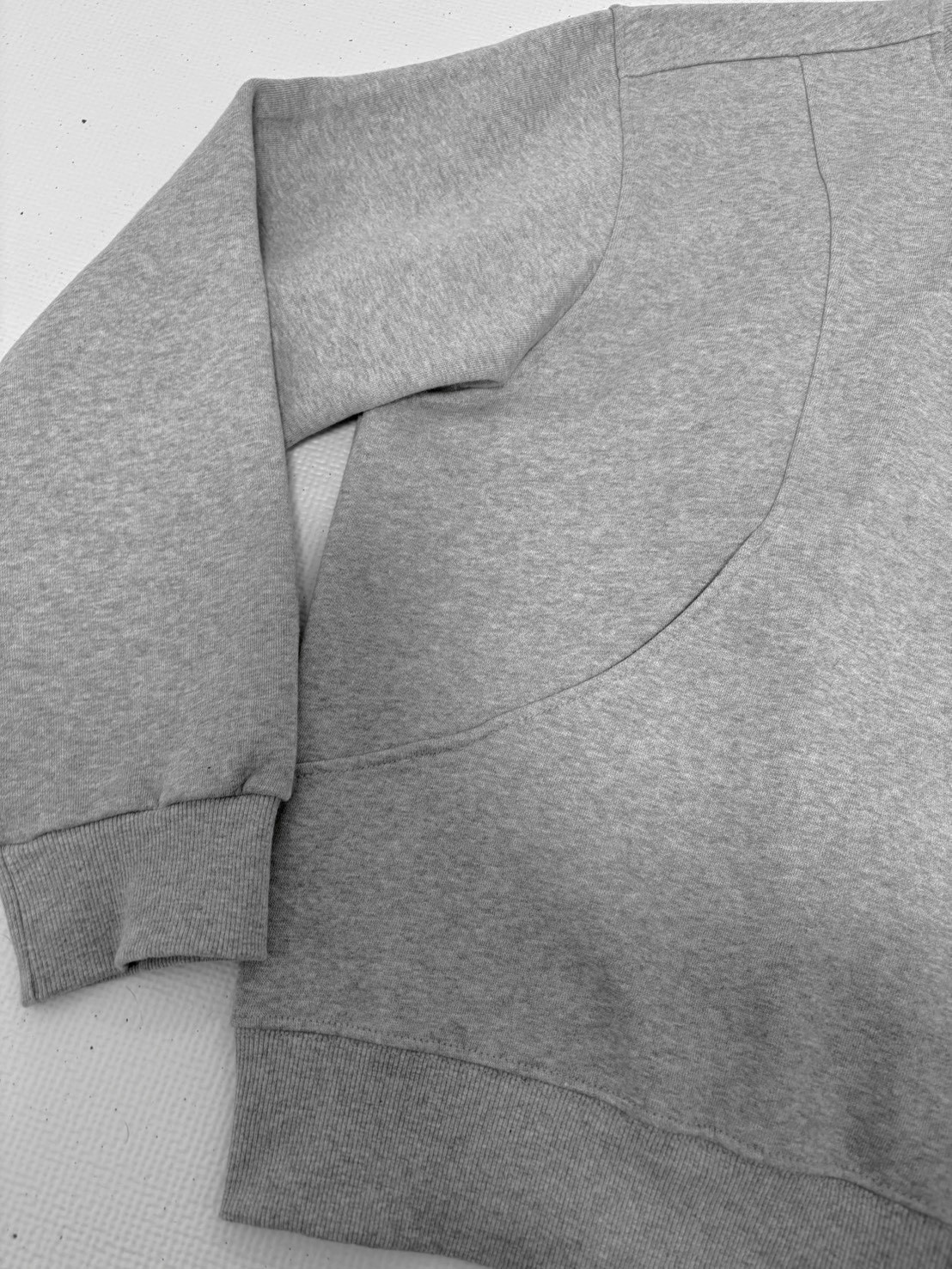 High Neck Zip Sweat