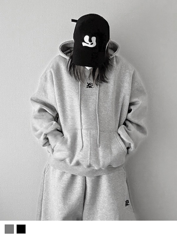 Cropped Logo Hoodie