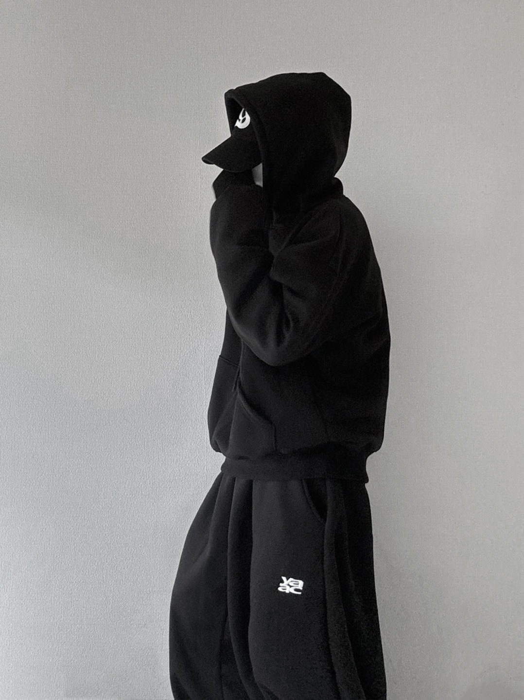 Cropped Logo Hoodie