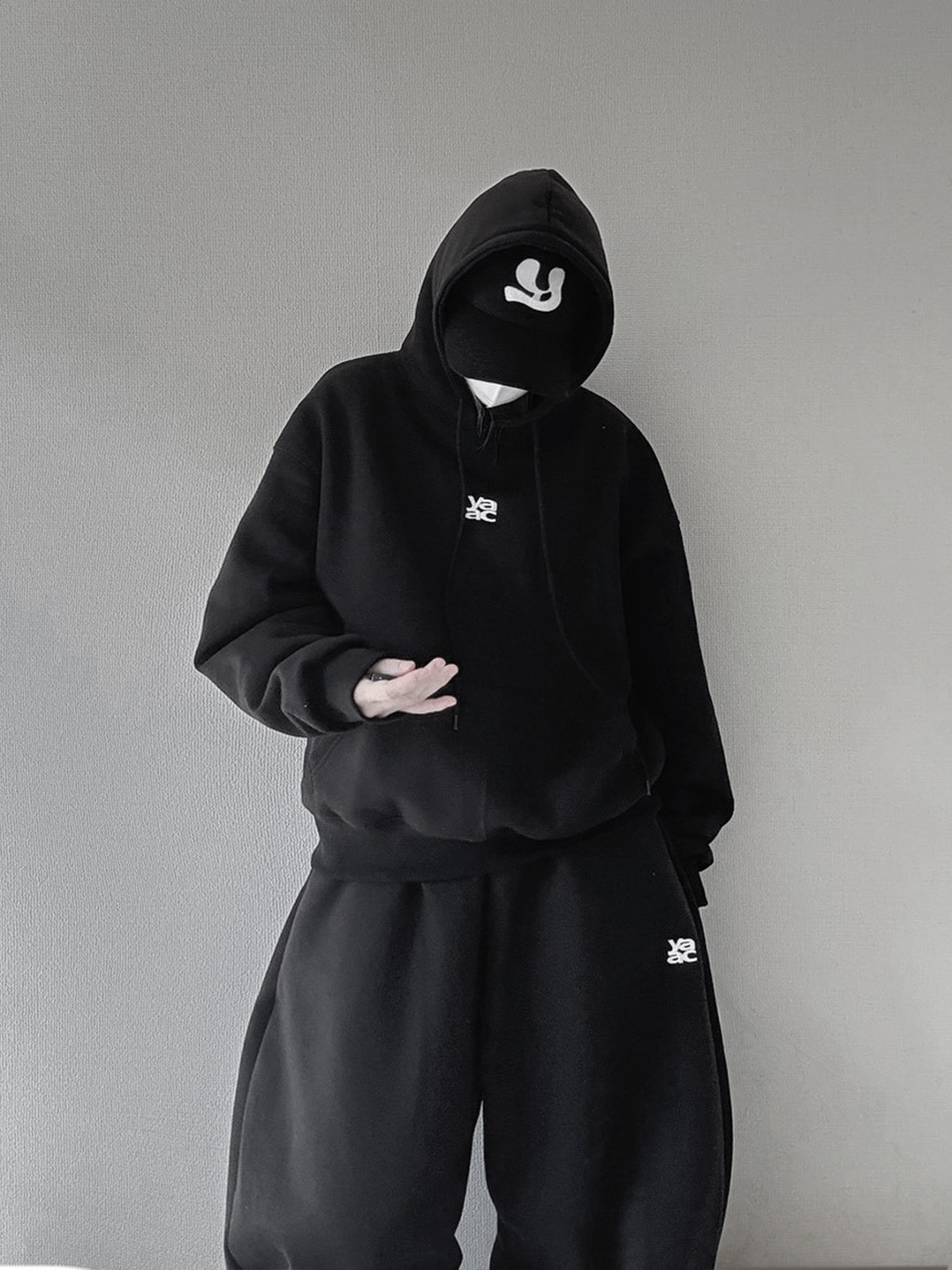 Cropped Logo Hoodie