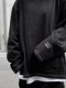 logo print stitch L/S t-shirt