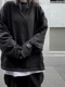 logo print stitch L/S t-shirt