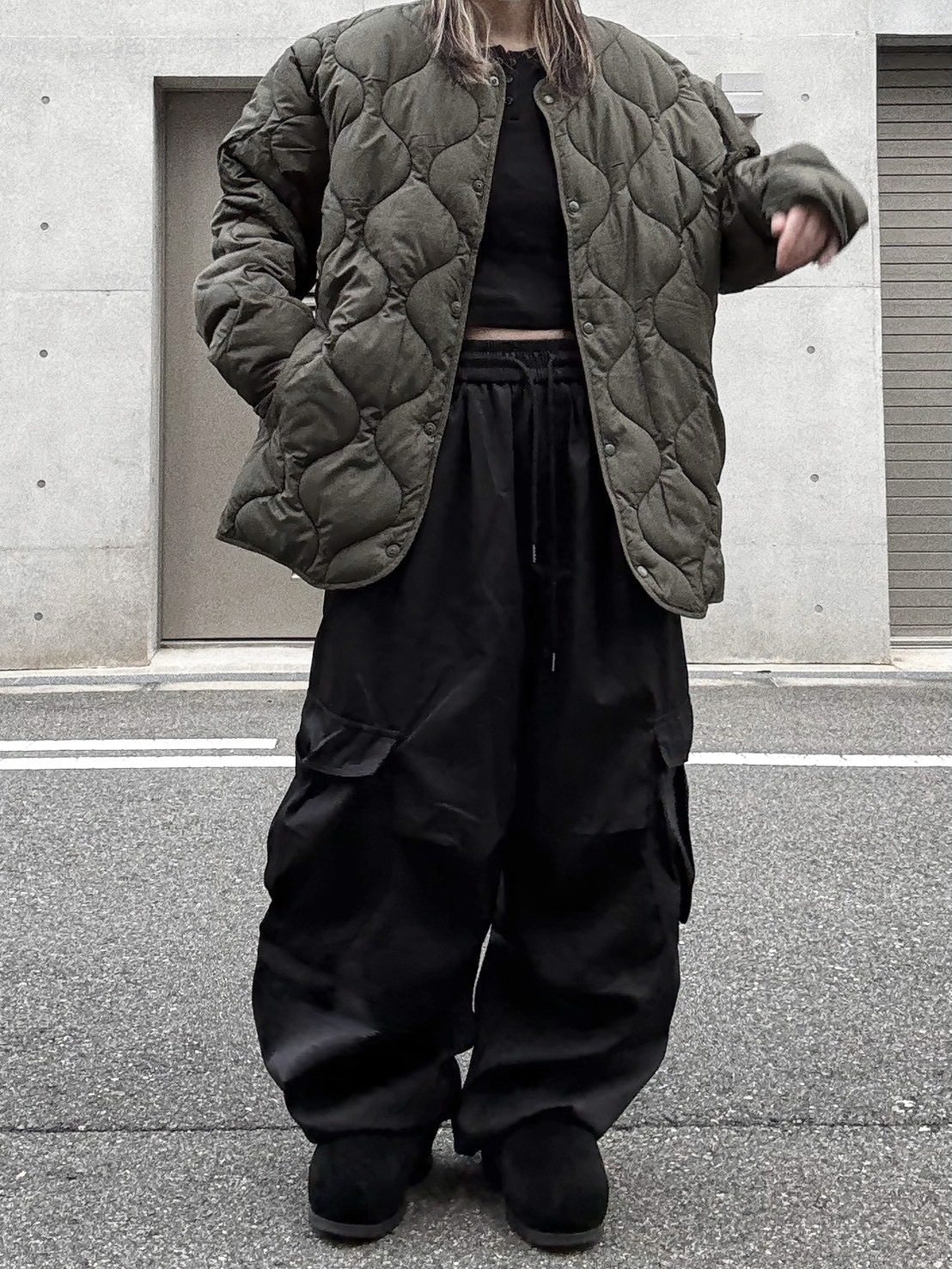 Collarless Quilting Coat