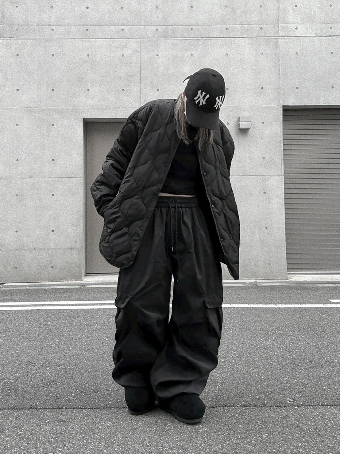 Collarless Quilting Coat