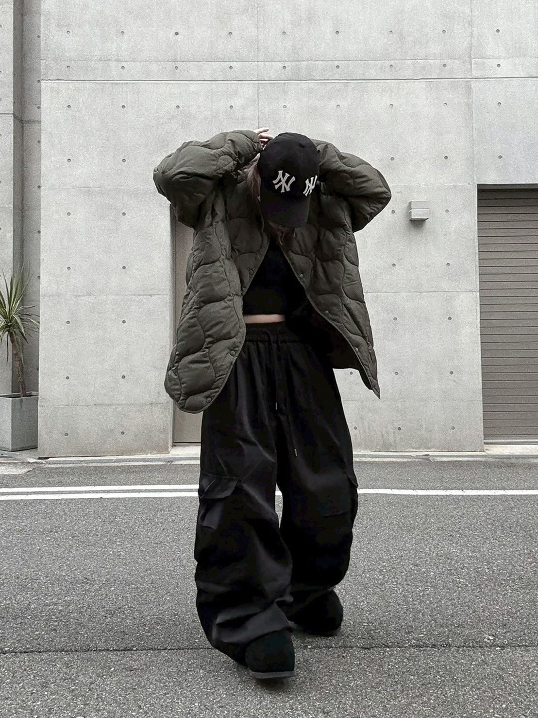 Collarless Quilting Coat