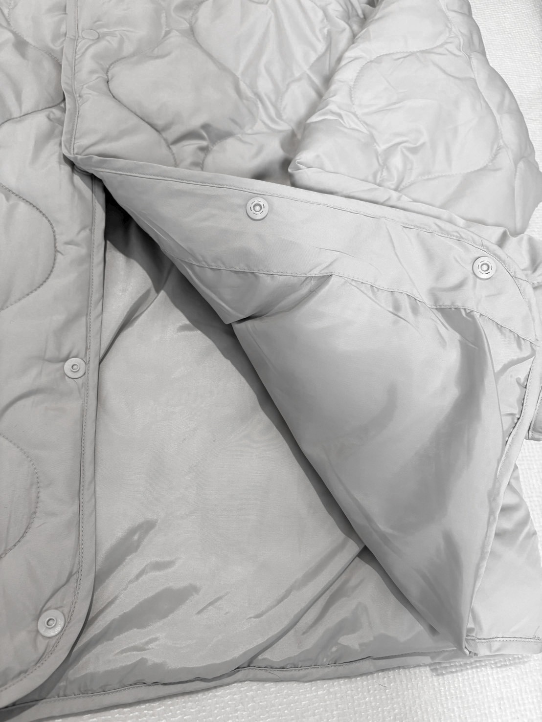 Collarless Quilting Coat