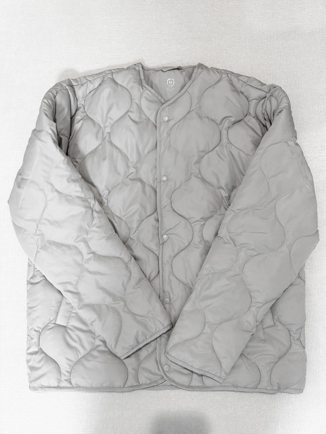 Collarless Quilting Coat