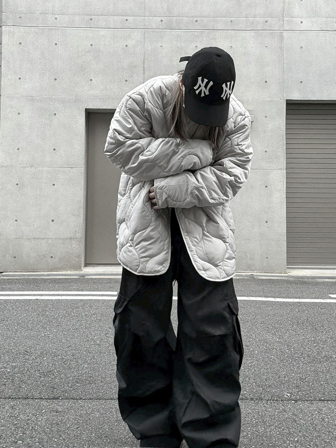 Collarless Quilting Coat