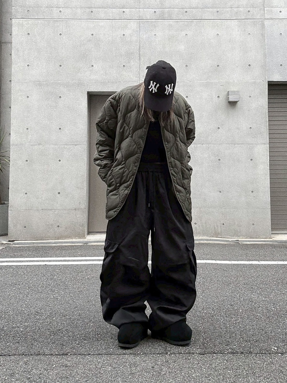 Collarless Quilting Coat