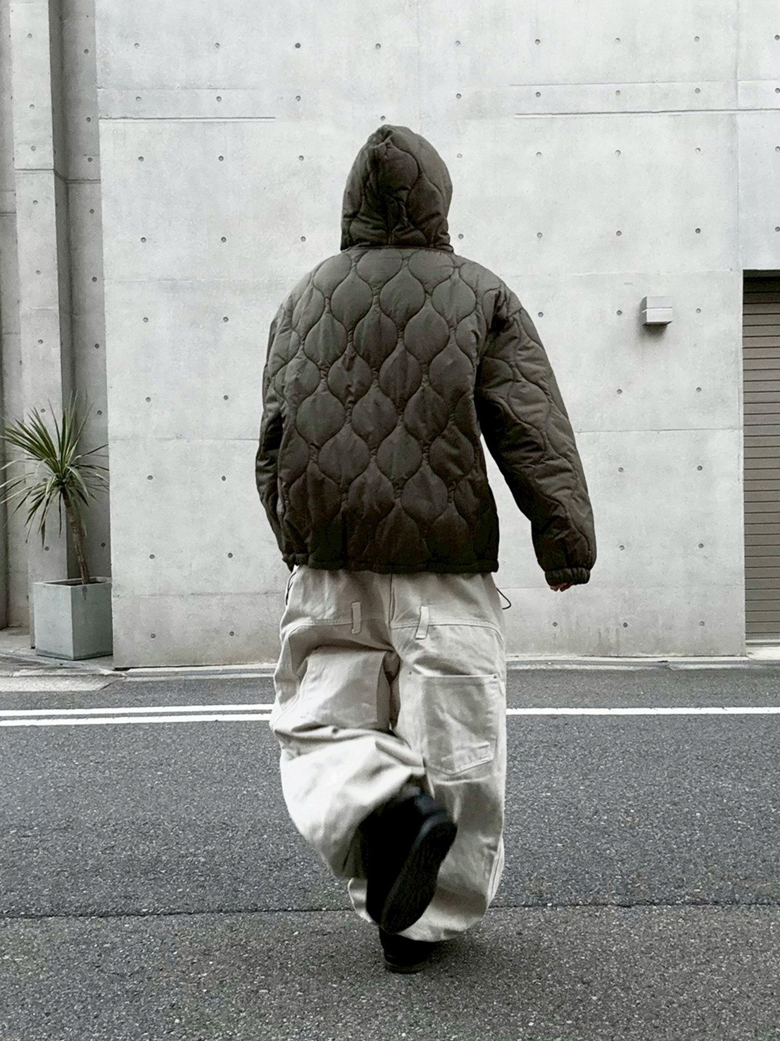 Quilting Hood Blouson