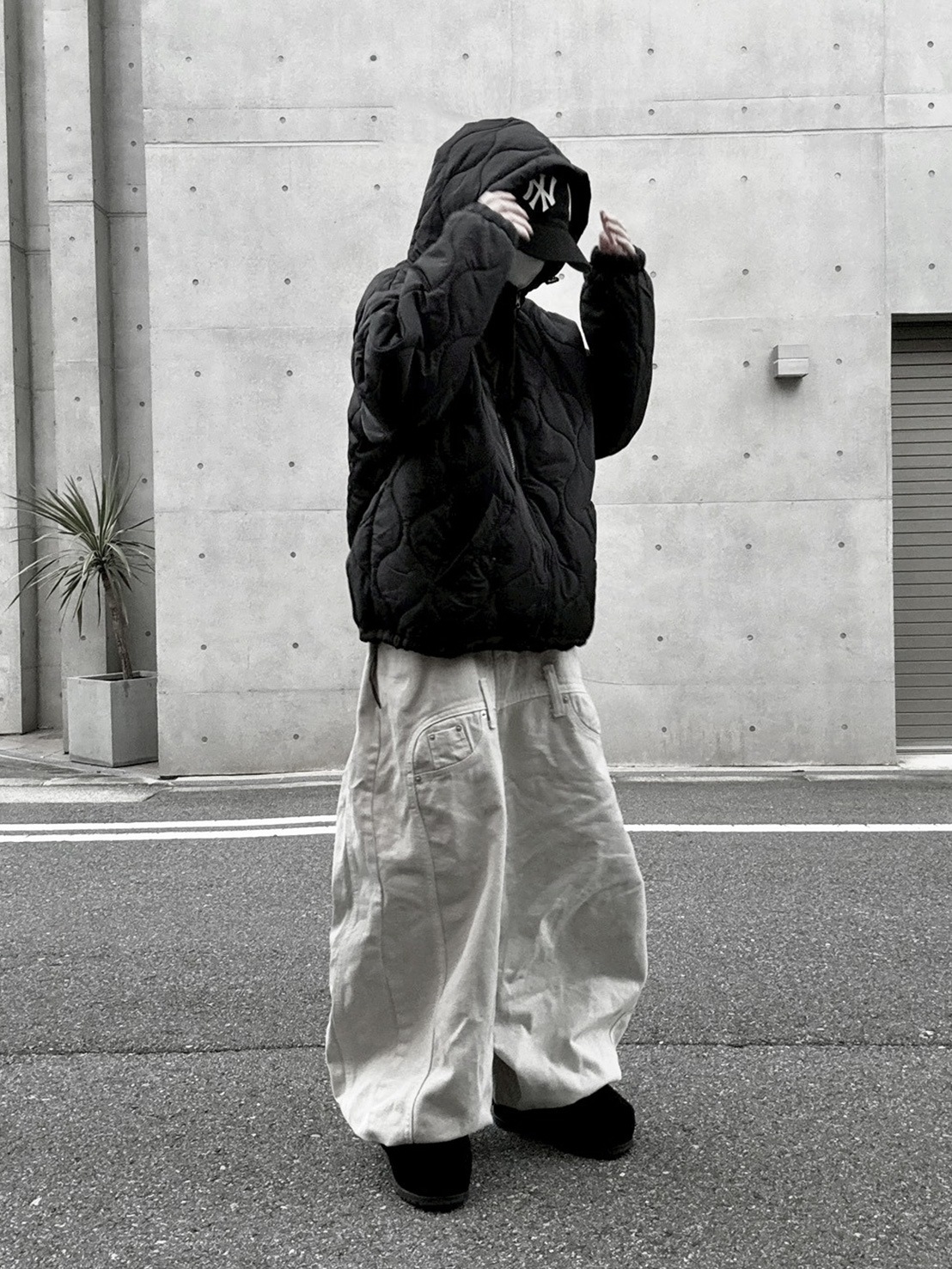 Quilting Hood Blouson