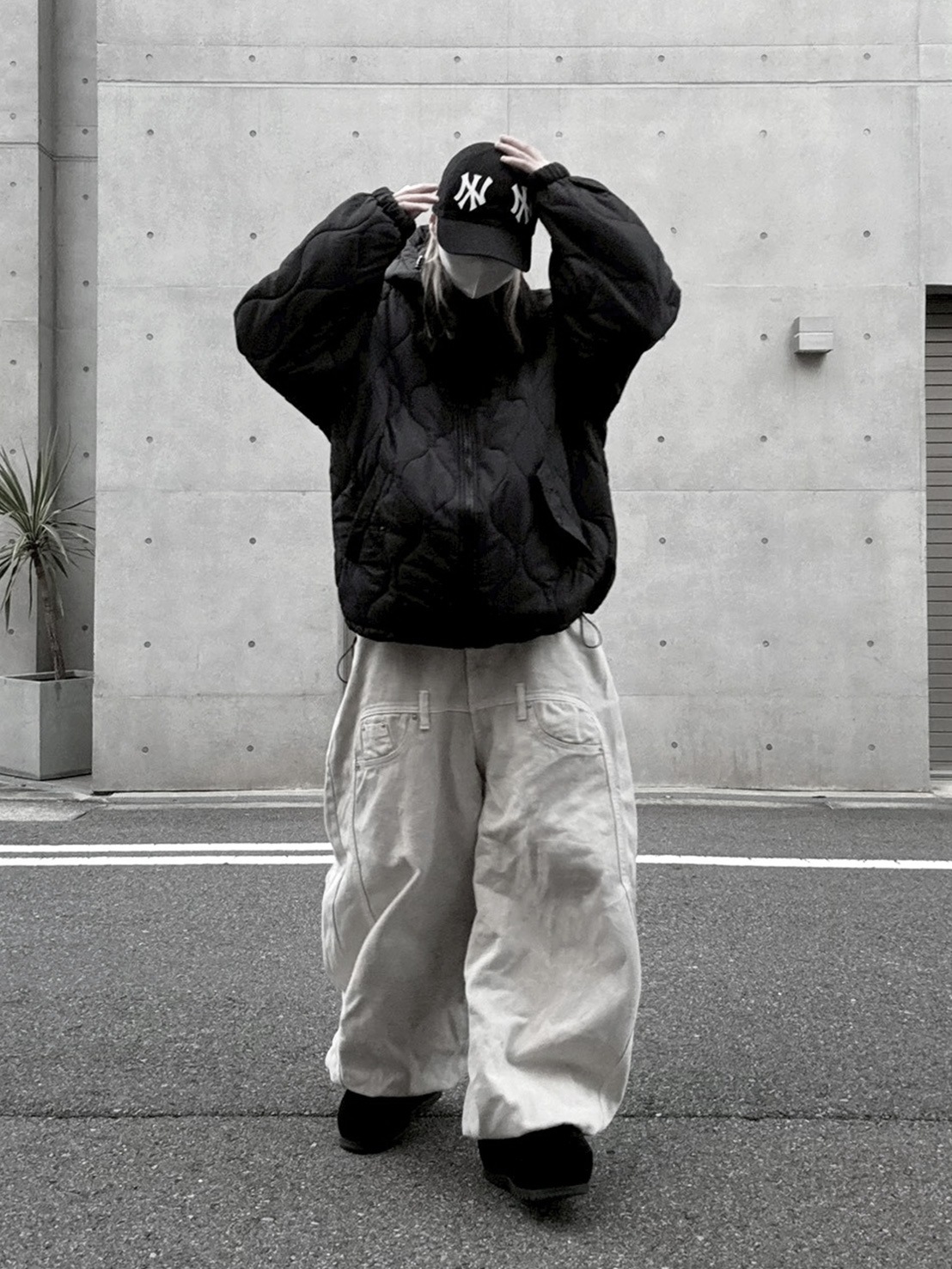 Quilting Hood Blouson