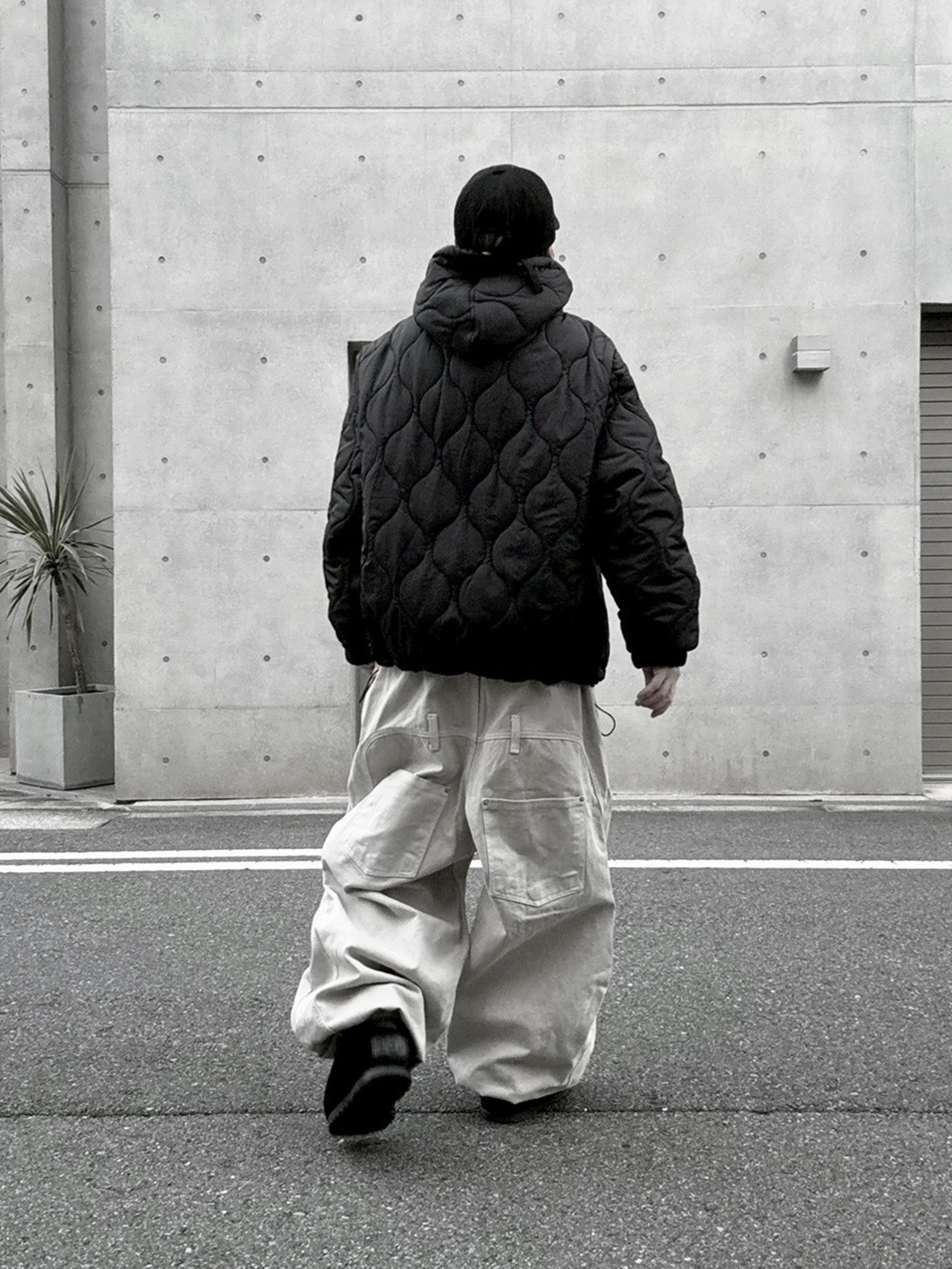 Quilting Hood Blouson