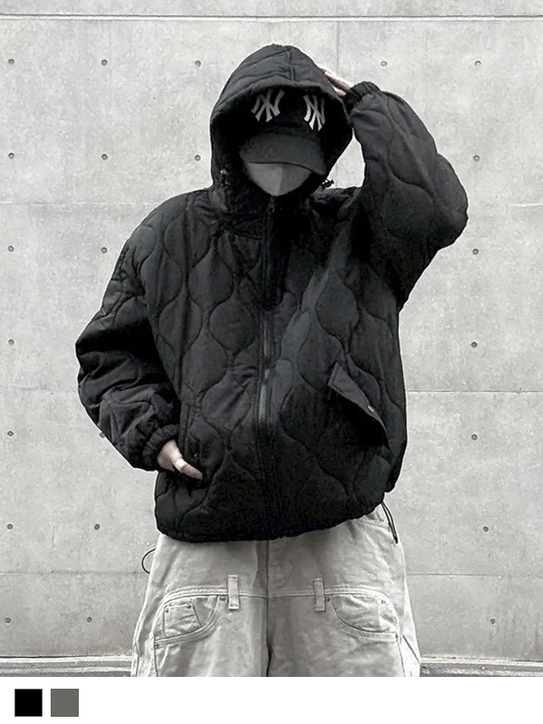 Quilting Hood Blouson