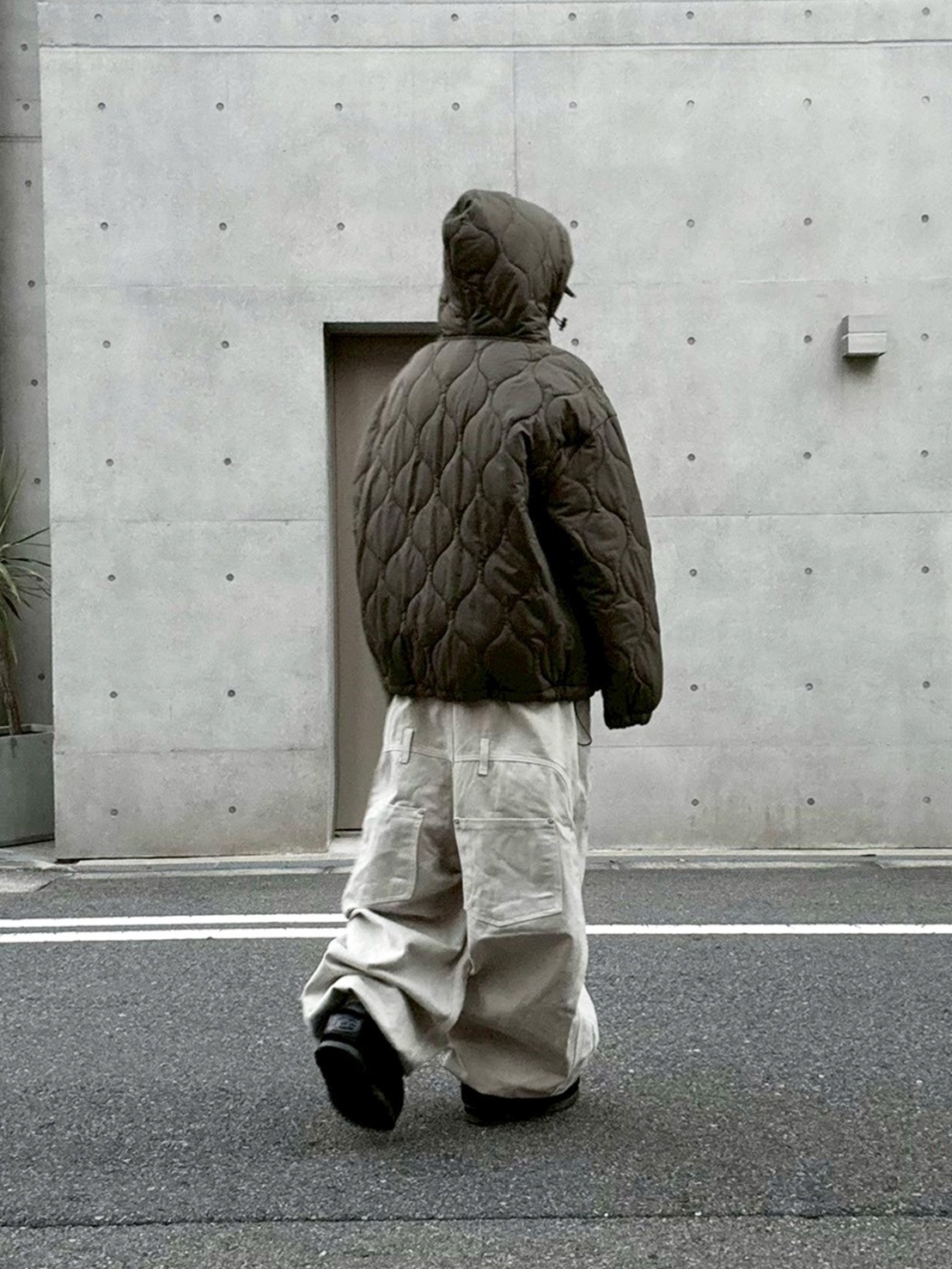 Quilting Hood Blouson