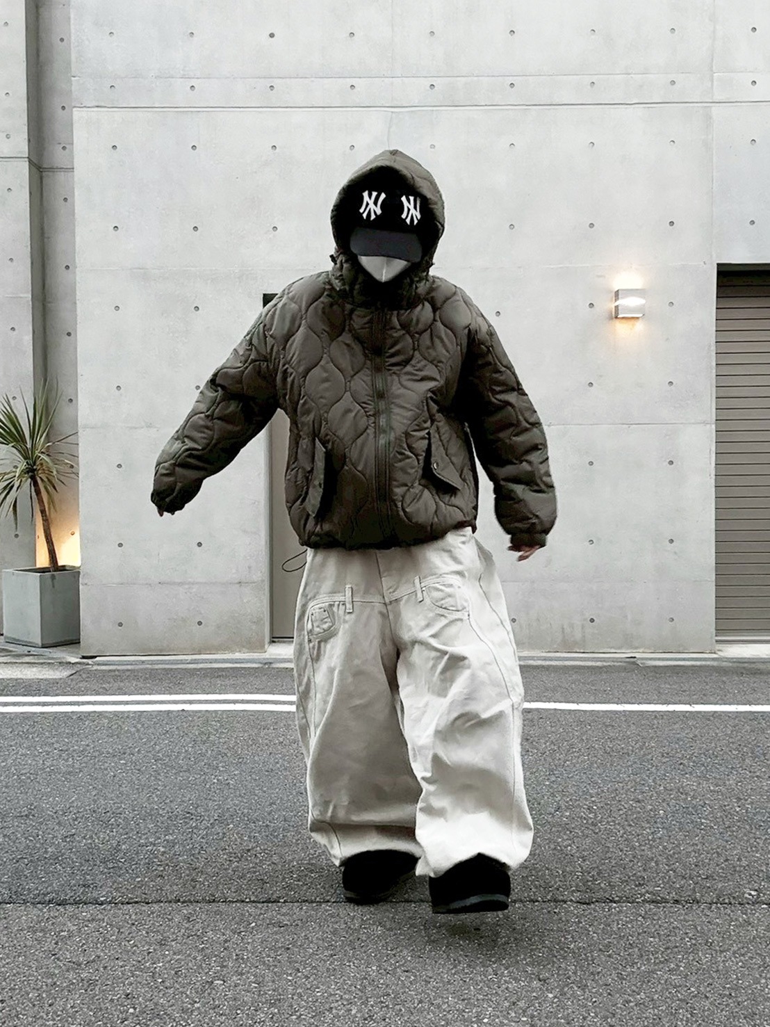 Quilting Hood Blouson