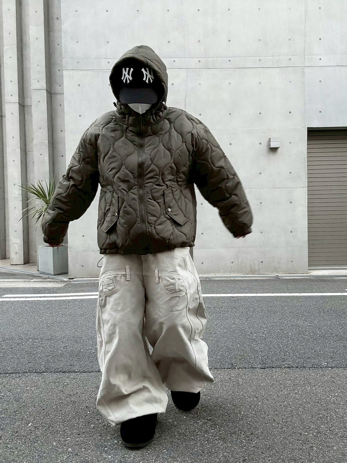 Quilting Hood Blouson