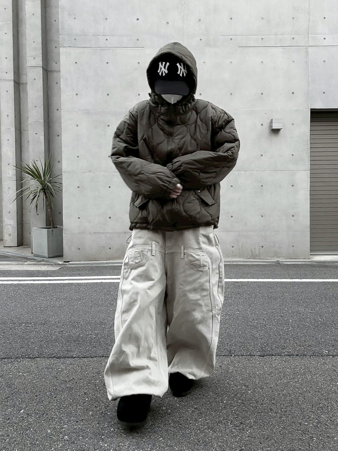 Quilting Hood Blouson