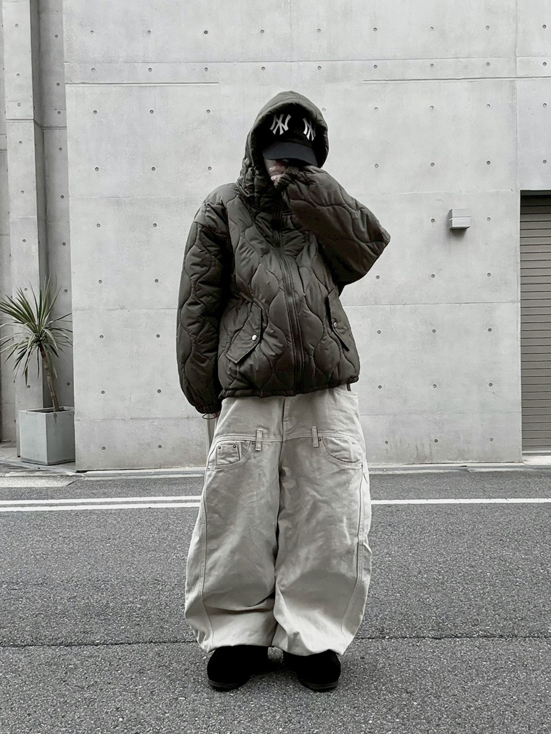 Quilting Hood Blouson