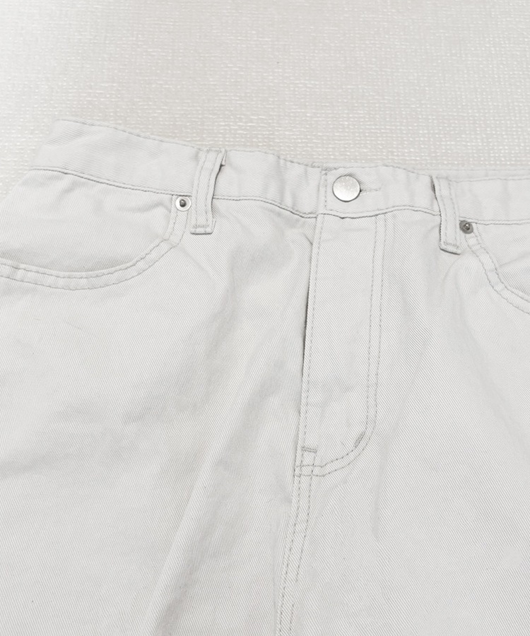 Back Belt Wide Pants