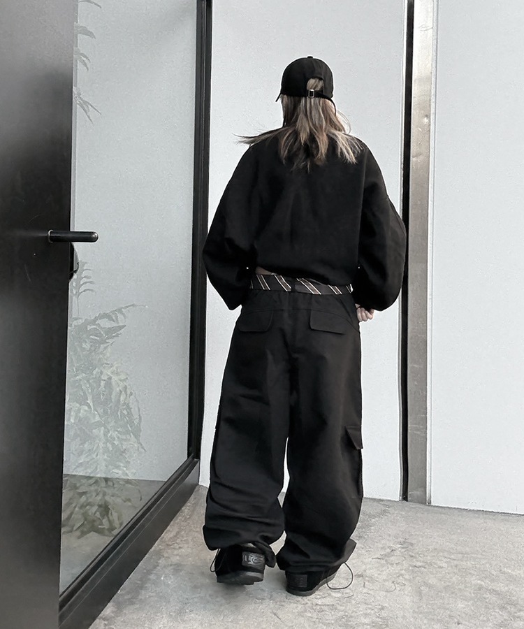 Tie Belt Cargo Pants