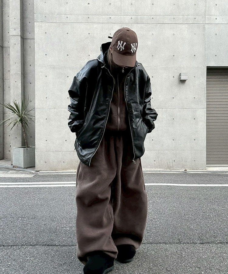12/12(金)19:00発売】Leather String Hood Jacket | OUTER | YACA