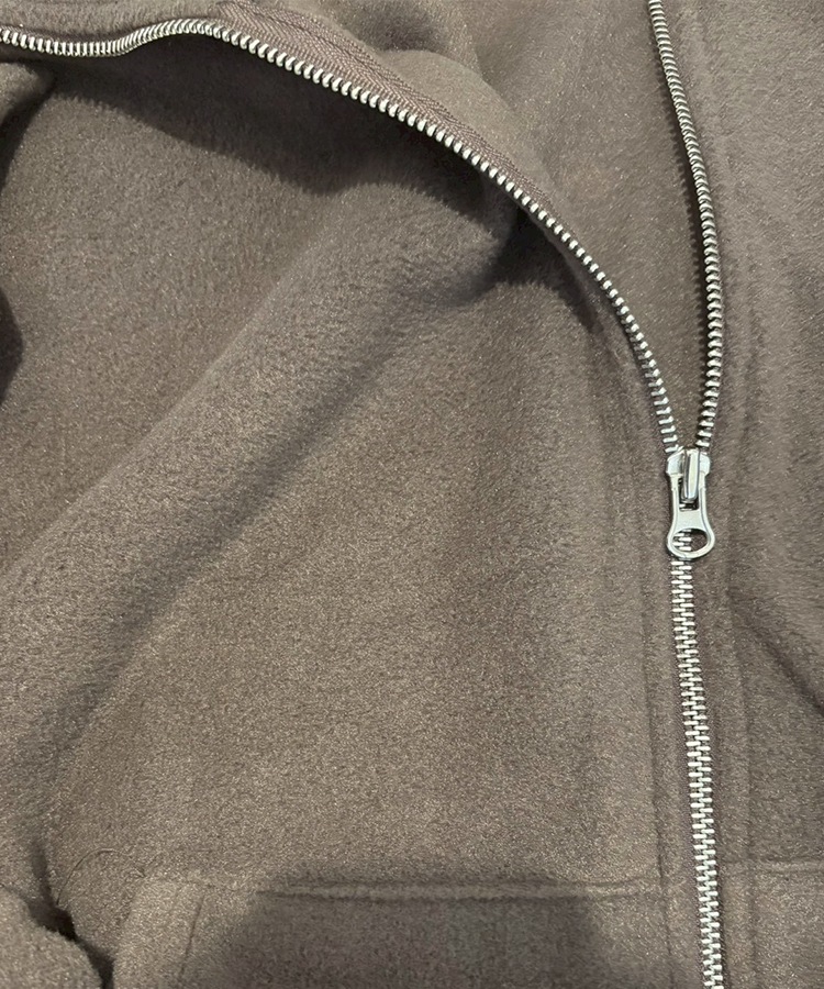Cropped Fleece Zip Tops