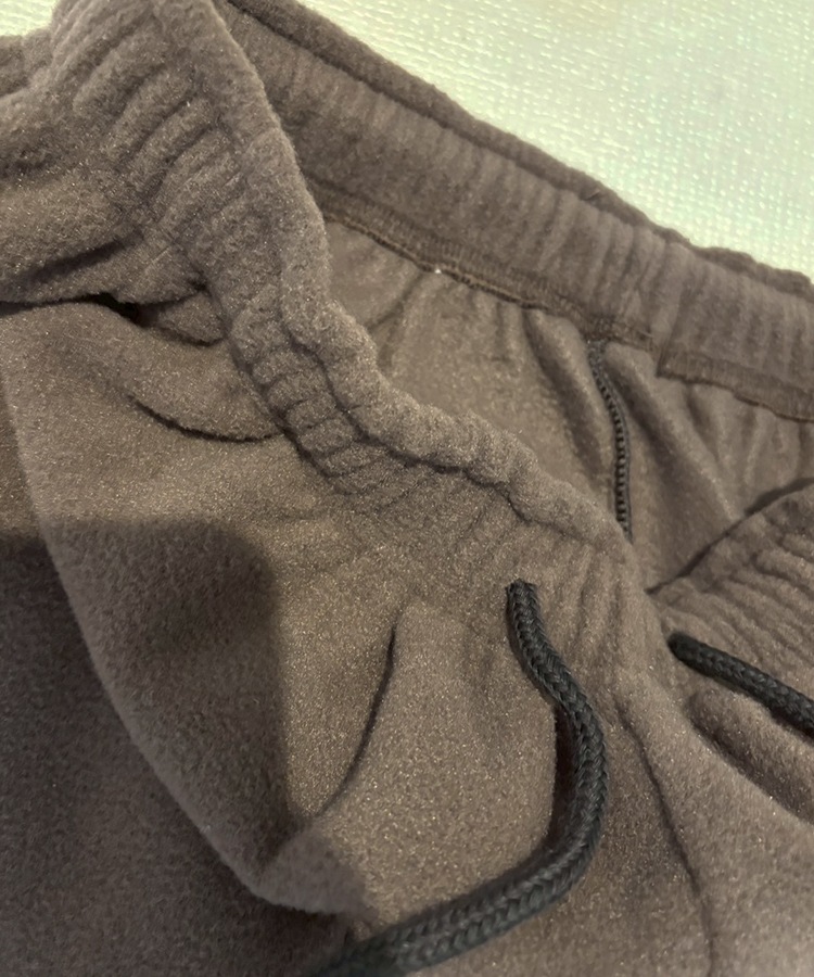 Fleece Over Wide Pants