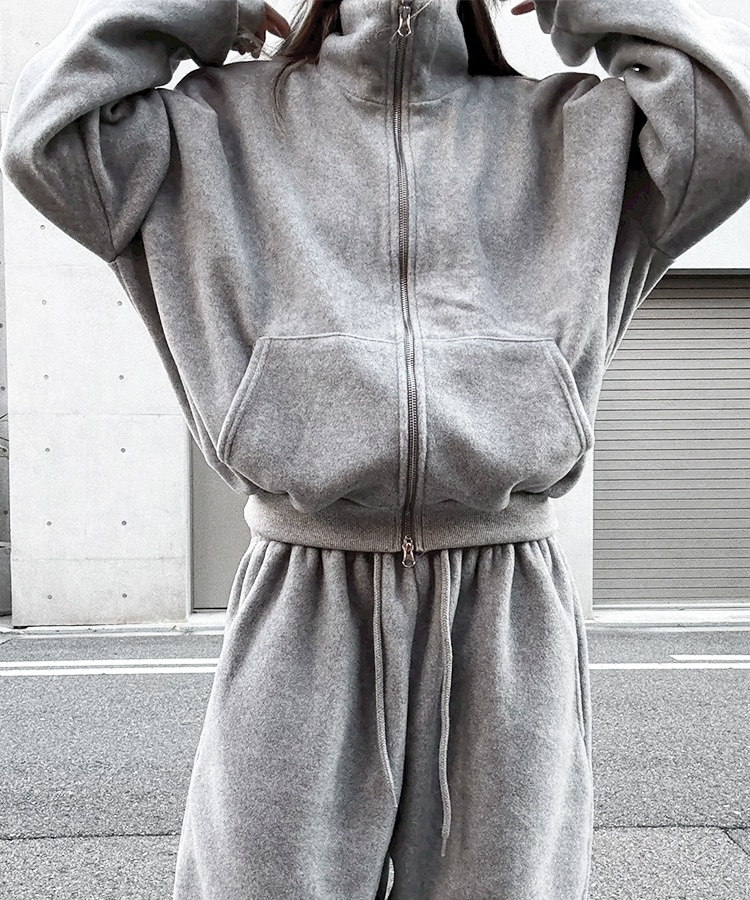 Fleece Over Wide Pants