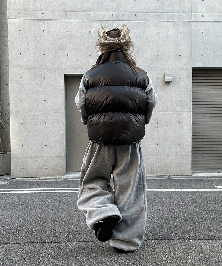 Fleece Over Wide Pants