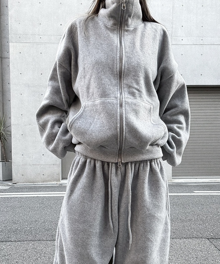 Fleece Over Wide Pants