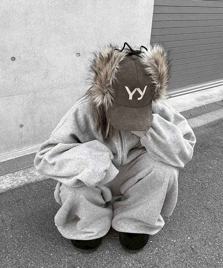 Fleece Over Wide Pants