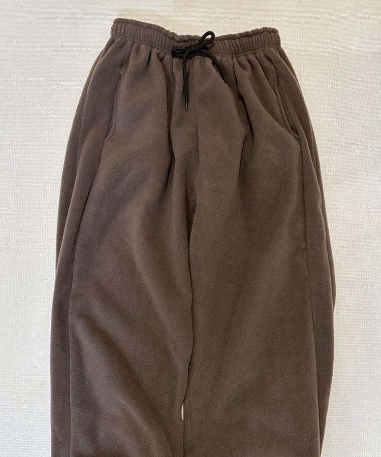Fleece Over Wide Pants
