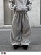 Fleece Over Wide Pants