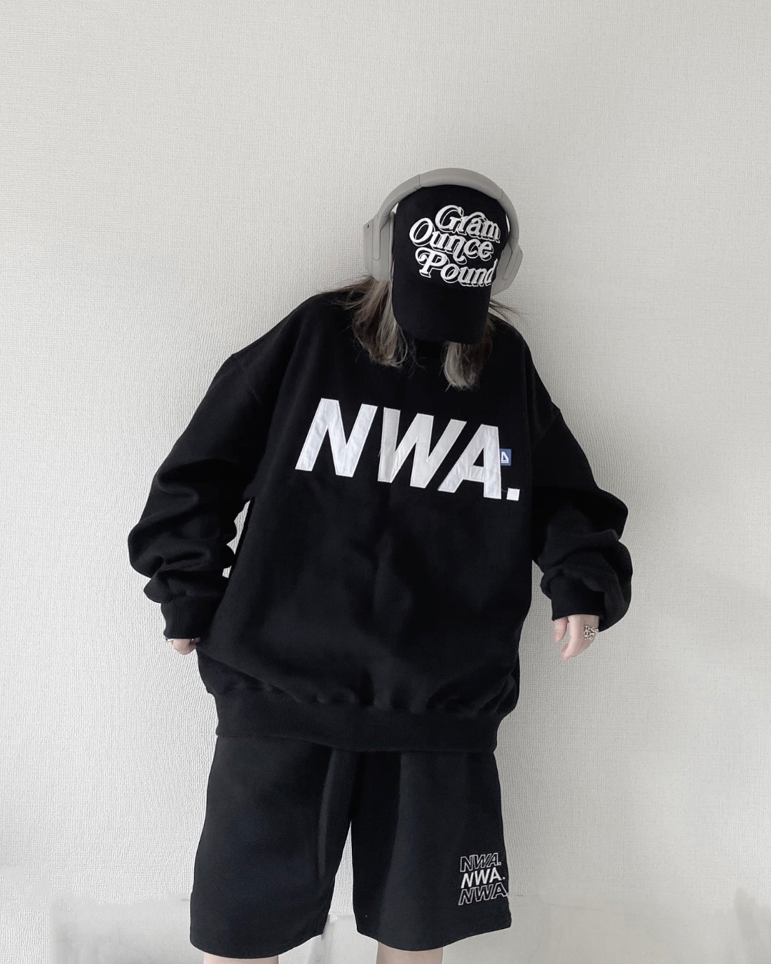 Logo Print Sweat Half PT