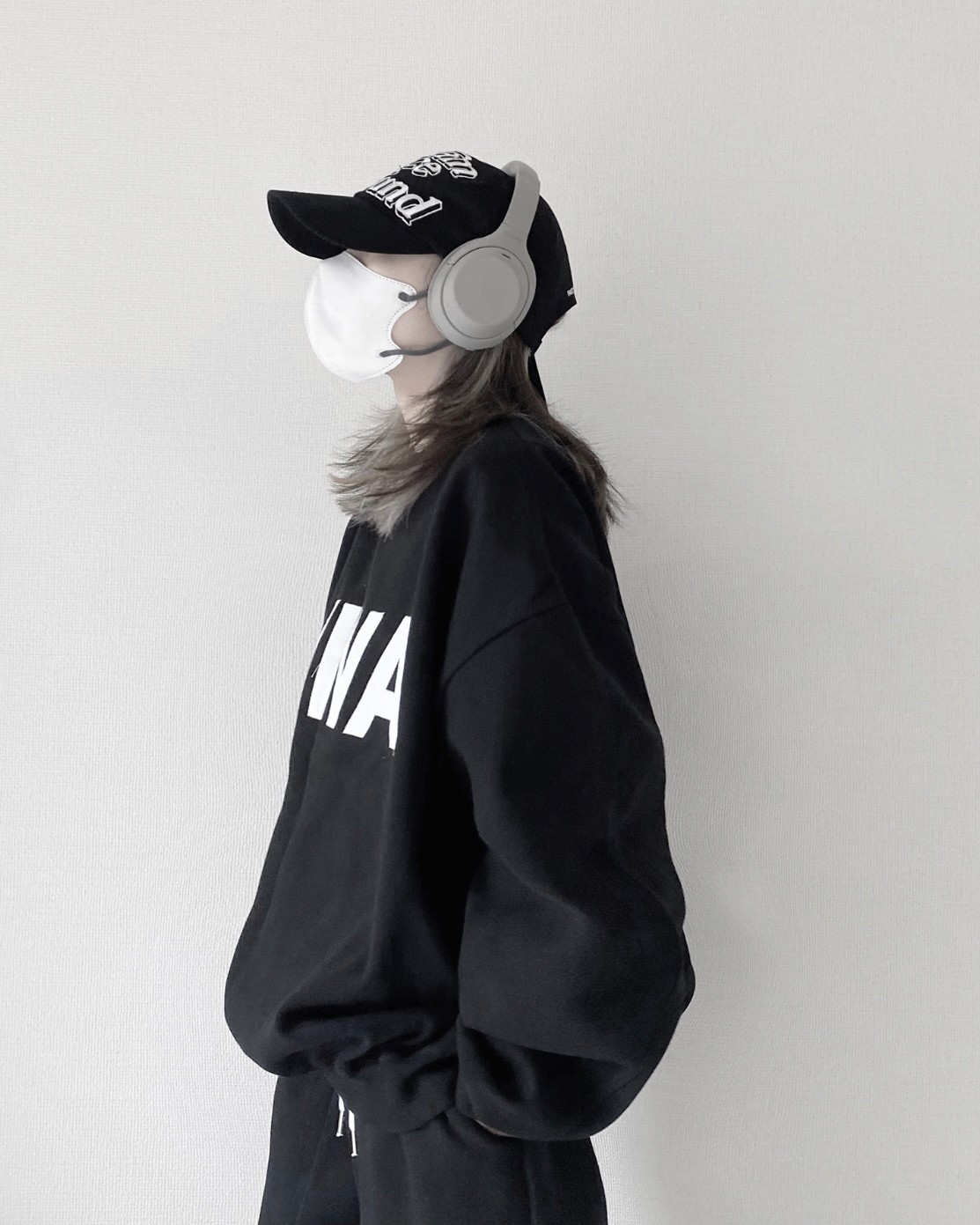 Logo Print Sweat Half PT