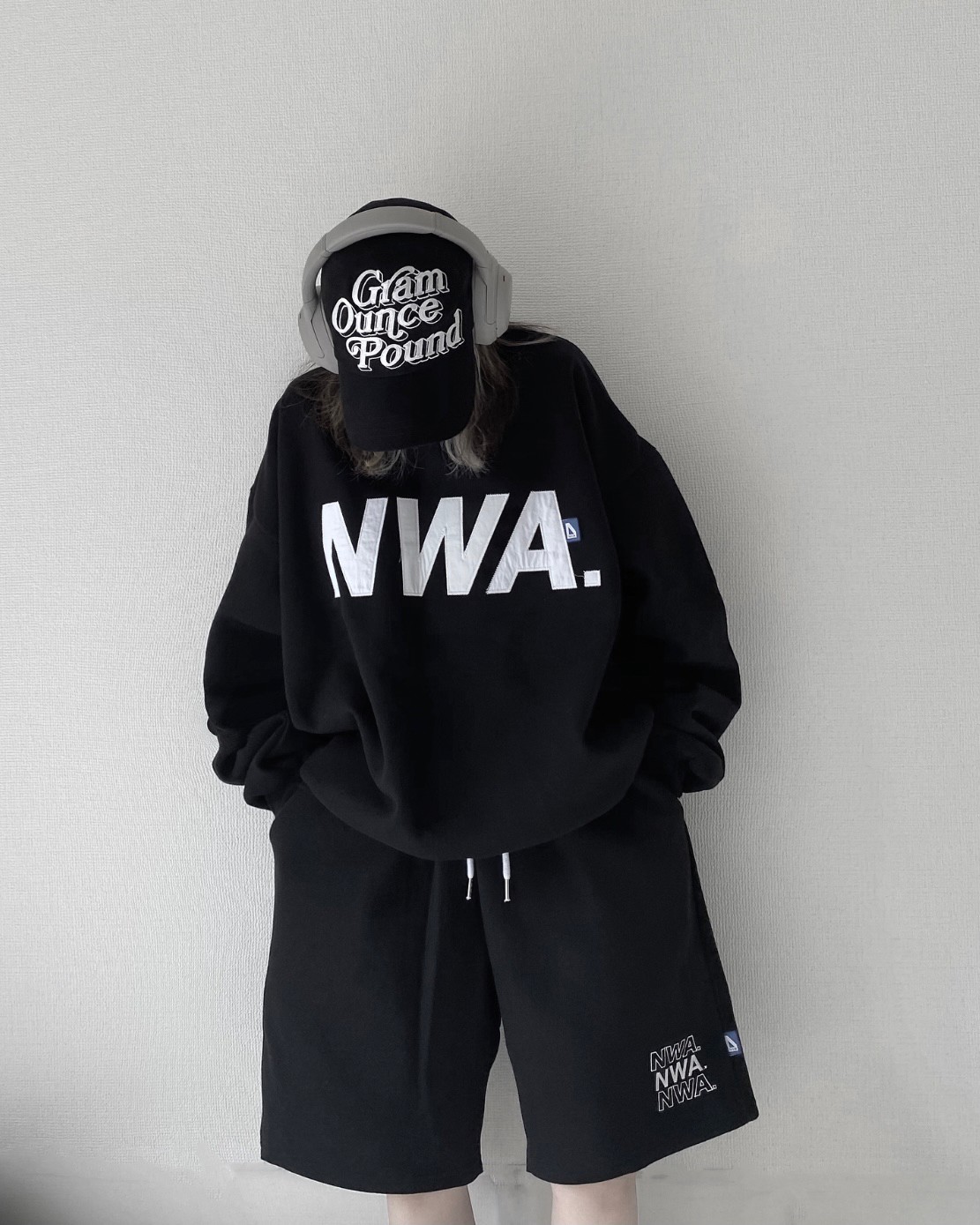 Logo Print Sweat Half PT