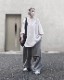 damage cutoff sweat pants