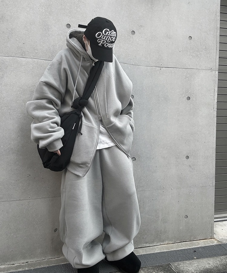 Big Silhouette Logo Zip Parka