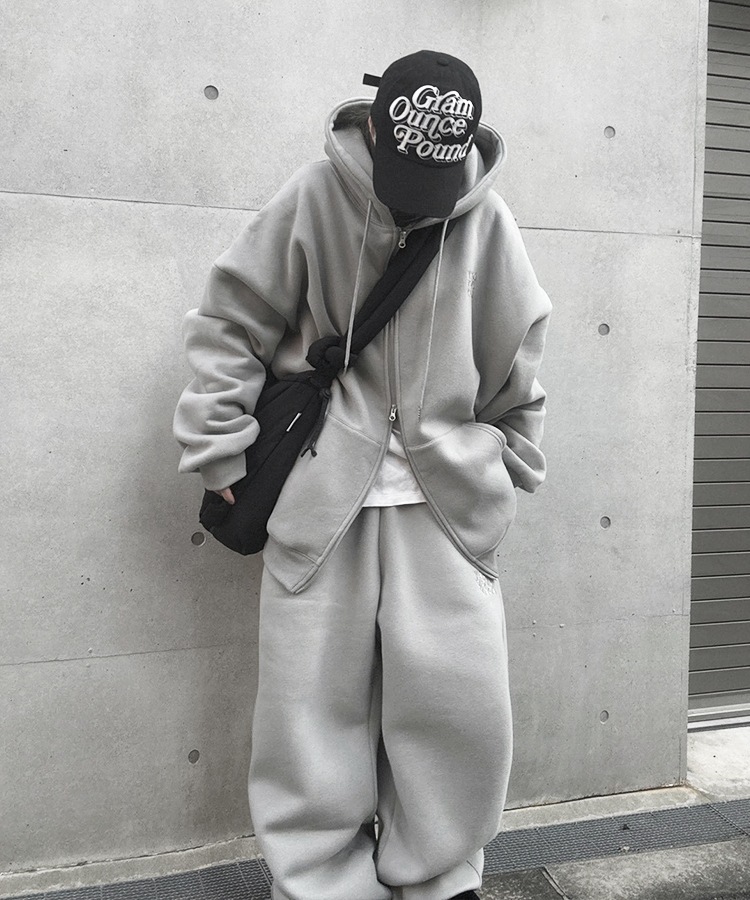 Big Silhouette Logo Zip Parka