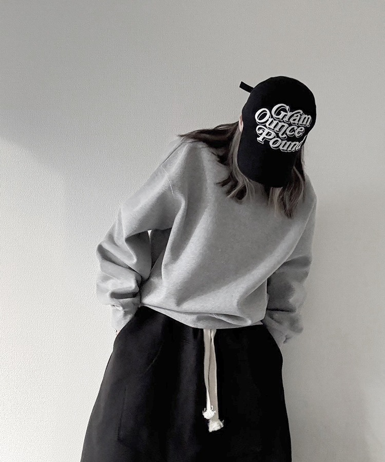Cropped Crew Neck Sweat