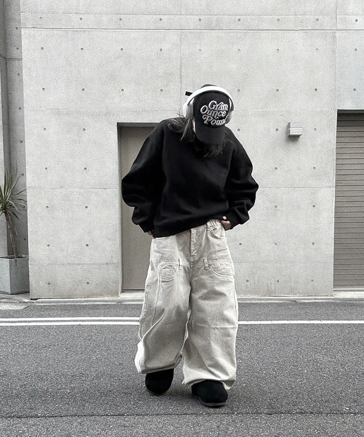 Cropped Crew Neck Sweat