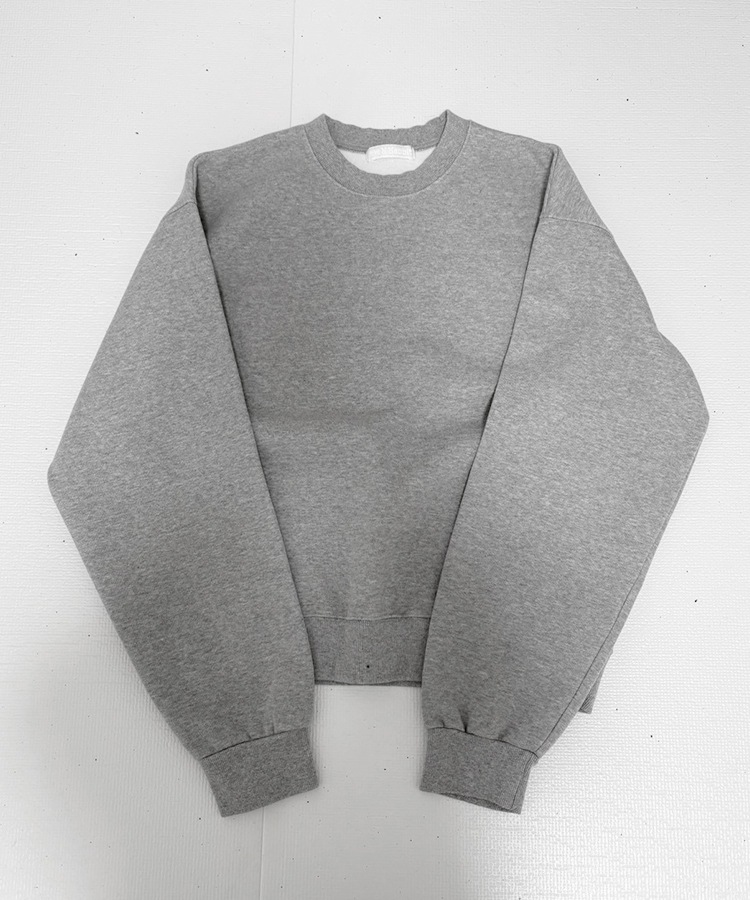 Cropped Crew Neck Sweat
