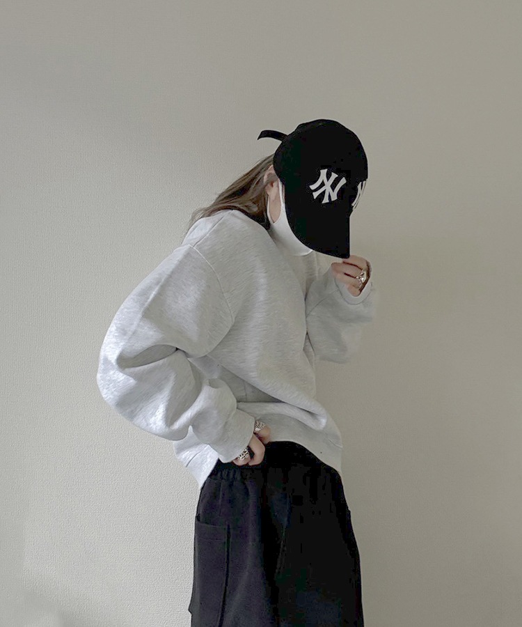 Cropped Crew Neck Sweat