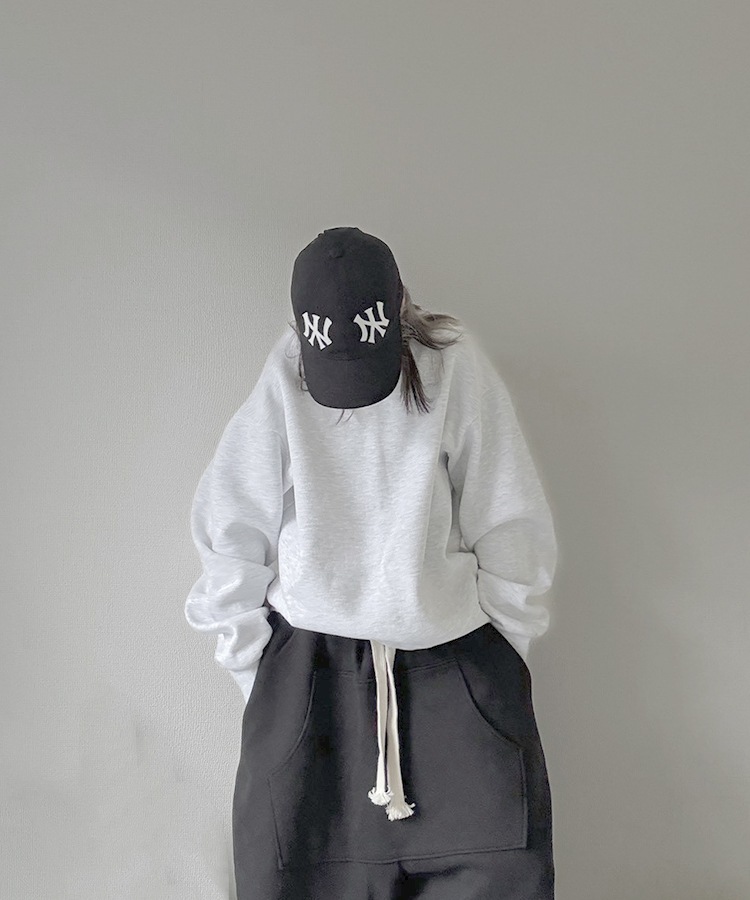 Cropped Crew Neck Sweat