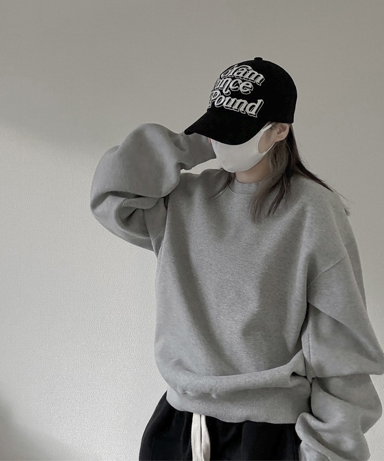 Cropped Crew Neck Sweat