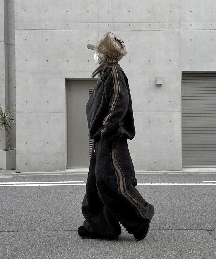 Side Line Boa Fleece Anorak