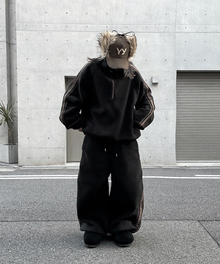 Side Line Boa Fleece Anorak