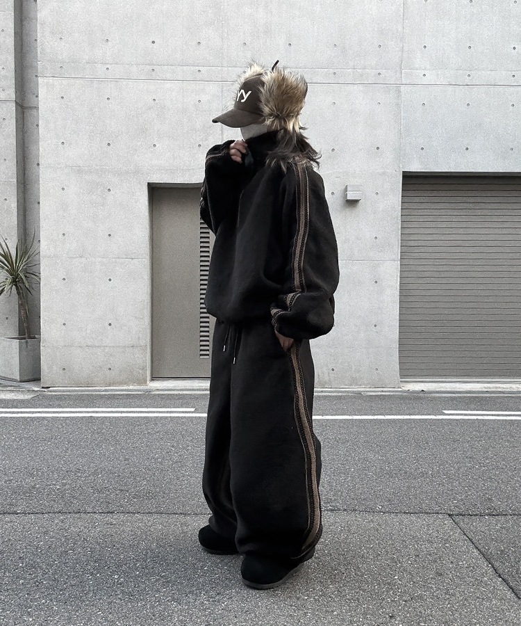 Side Line Boa Fleece Anorak