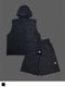[SET]Nylon Logo Hood Vest＋Nylon Logo Half Pants